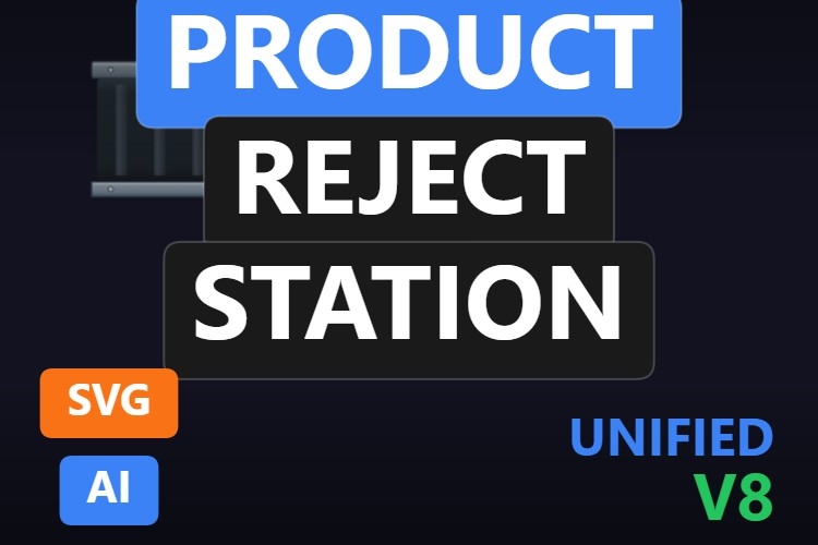 Product Reject Station | Dynamic SVG | WinCC Unified & V8