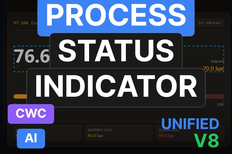 Process Status Indicator | Custom Web Control | WinCC Unified & V8