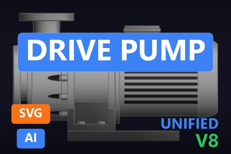 Drive Pump | Dynamic SVG | WinCC Unified & V8