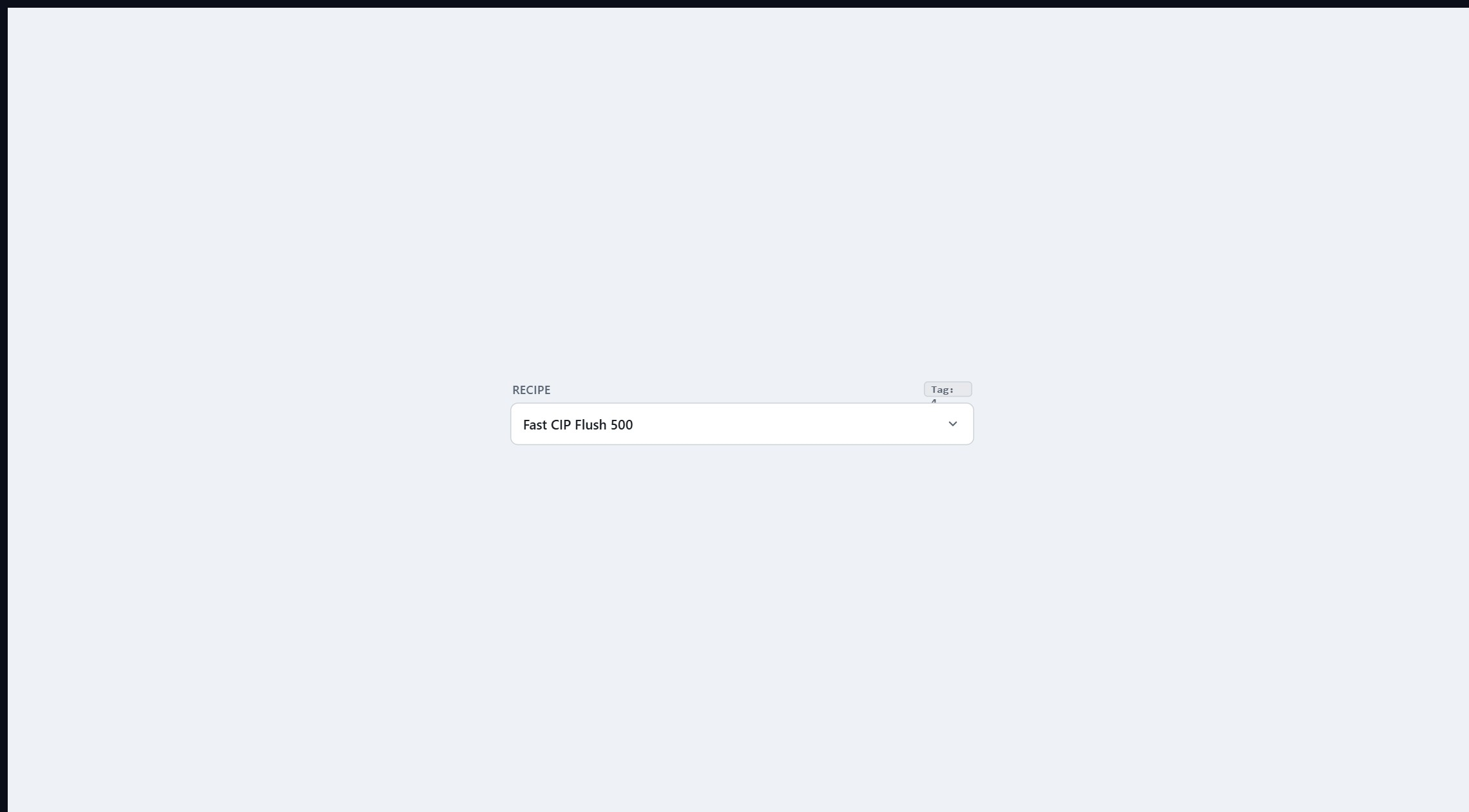 Recipe Selector Dropdown | Custom Web Control | WinCC Unified & V8