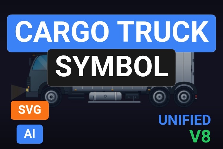 Cargo Truck Symbol | Dynamic SVG | WinCC Unified & V8