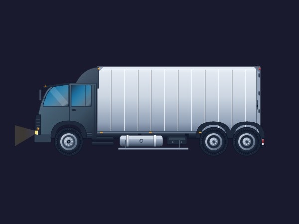 Cargo Truck Symbol | Dynamic SVG | WinCC Unified & V8