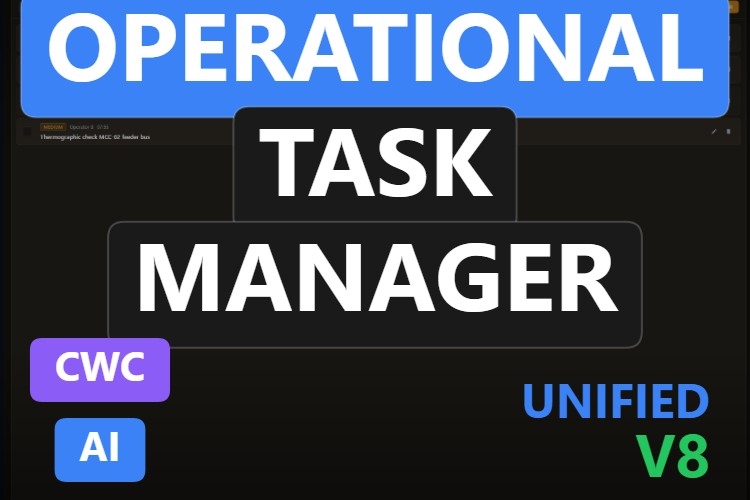 Operational Task Manager | Custom Web Control | WinCC Unified & V8
