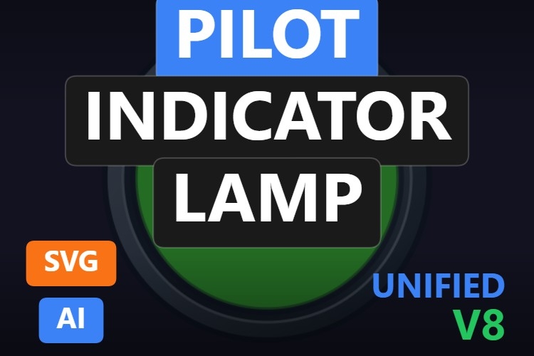 Pilot Indicator Lamp | Dynamic SVG | WinCC Unified & V8