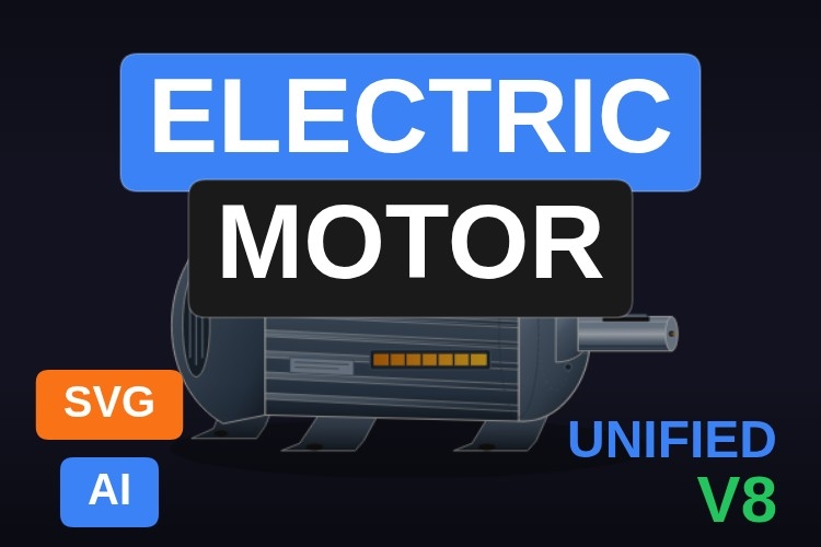 Electric Motor | Dynamic SVG | WinCC Unified & V8