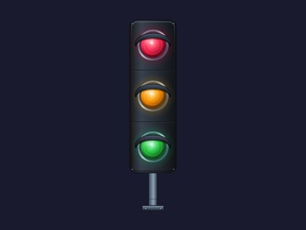Traffic Light | Dynamic SVG | WinCC Unified & V8