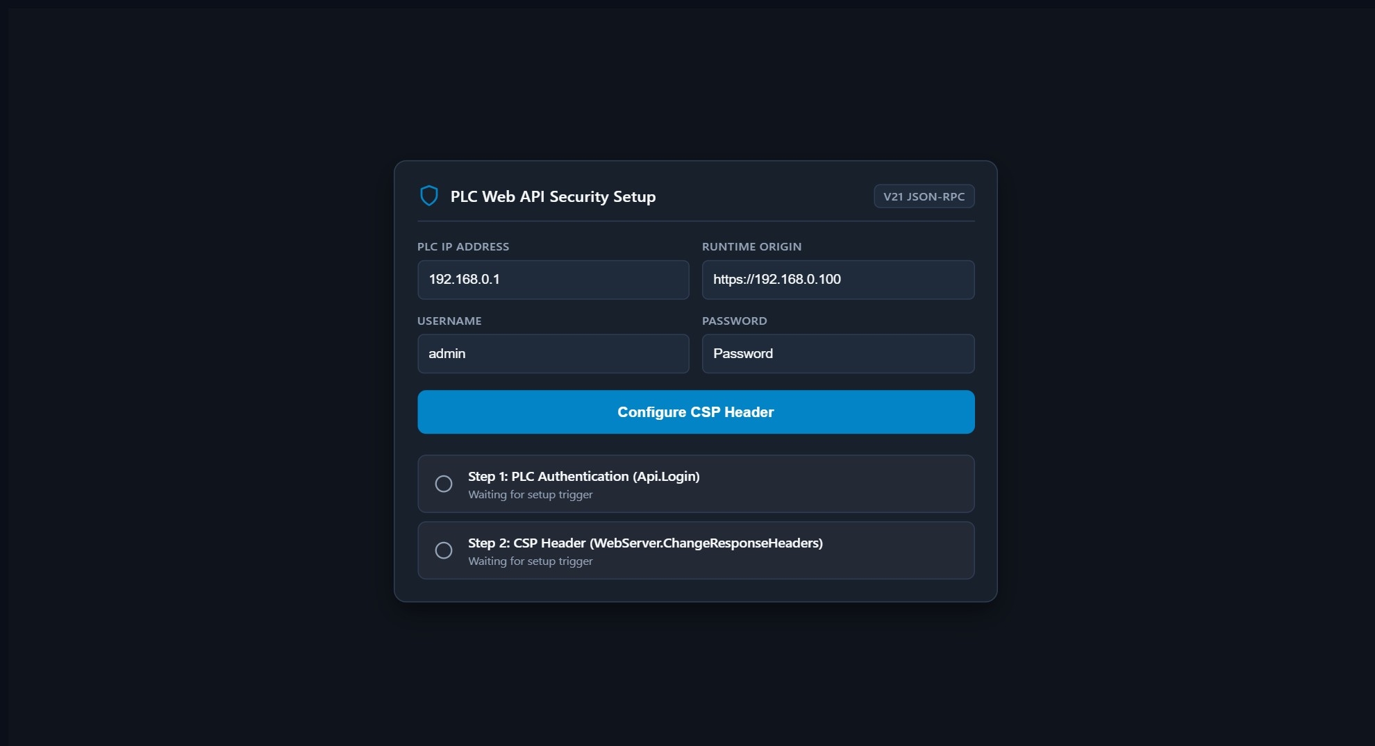 PLC Web Server CSP Setup | Custom Web Control | WinCC Unified & V8