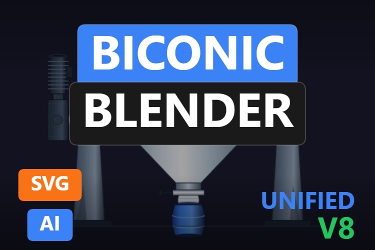 Biconic Blender | Dynamic SVG | WinCC Unified & V8