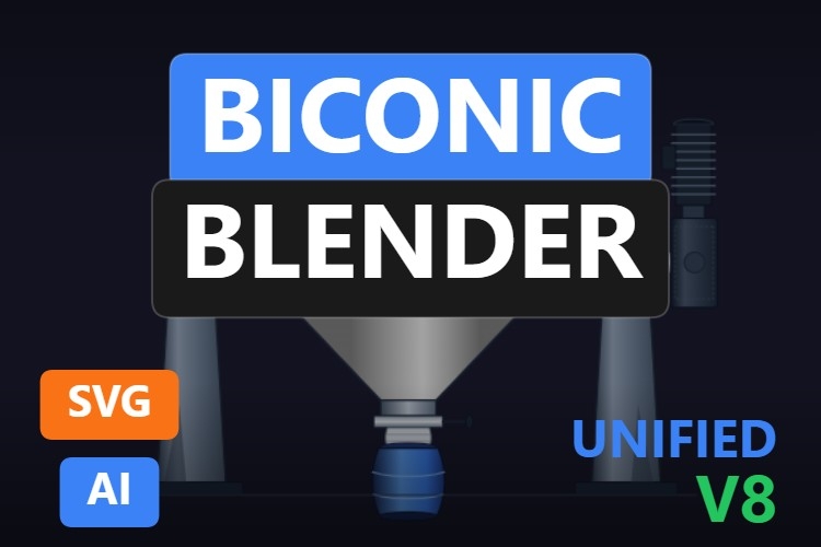Biconic Blender | Dynamic SVG | WinCC Unified & V8