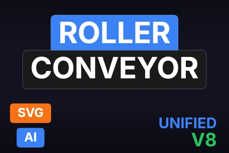 Roller Conveyor | Dynamic SVG | WinCC Unified & V8