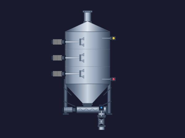 Silo Process Unit | Dynamic SVG | WinCC Unified & V8