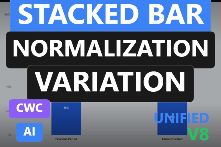 Stacked Bar Normalization Variation | Custom Web Control | WinCC Unified & V8