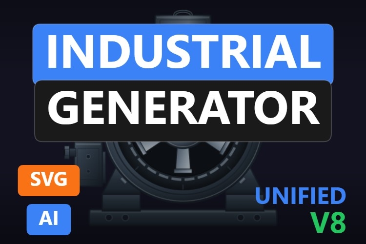 Industrial Generator | Dynamic SVG | WinCC Unified & V8