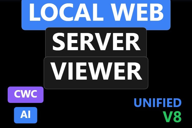 Local Web Server Viewer | Custom Web Control | WinCC Unified & V8