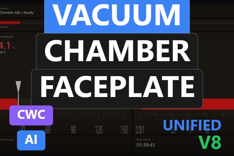 Vacuum Chamber Faceplate | Custom Web Control | WinCC Unified & V8