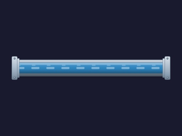 Flowing Pipe | Dynamic SVG | WinCC Unified & V8