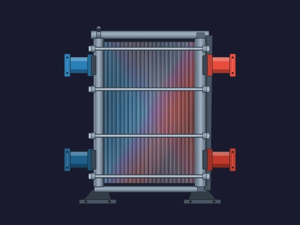 Plate Heat Exchanger | Dynamic SVG | WinCC Unified & V8