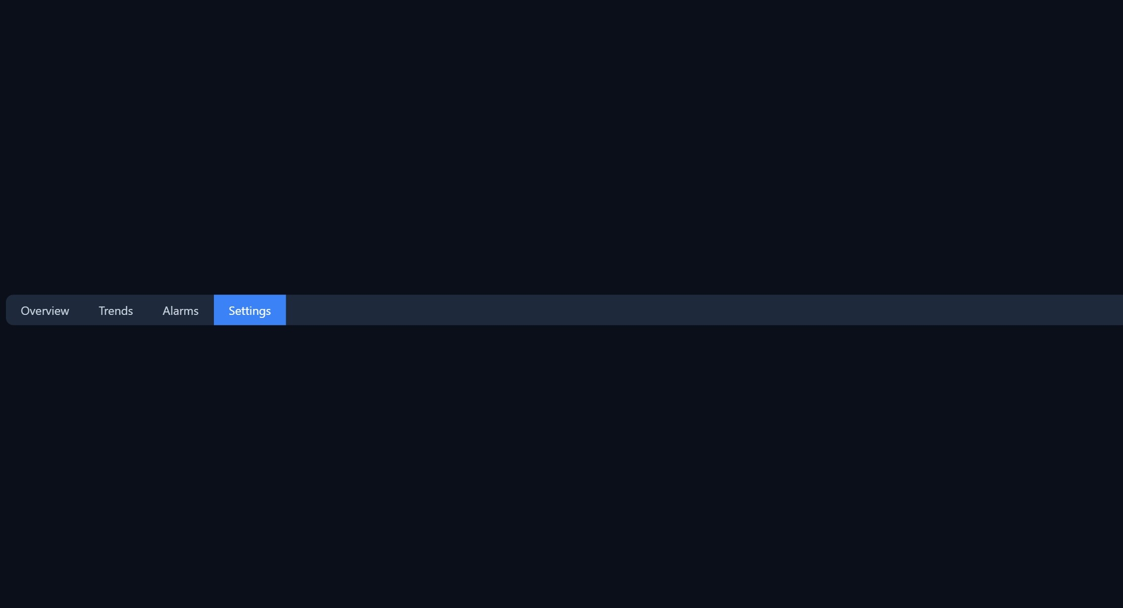 Navigation Menu | Custom Web Control | WinCC Unified & V8