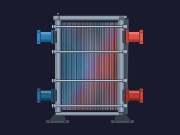 Plate Heat Exchanger | Dynamic SVG | WinCC Unified & V8