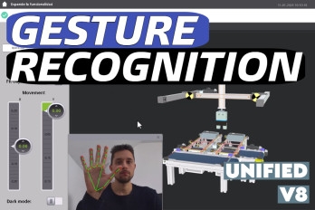 Gesture recognition  | WinCC Unified & V8
