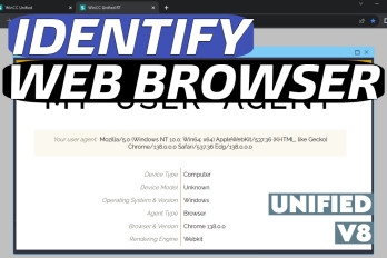 Identify Web Browser | WinCC Unified & V8