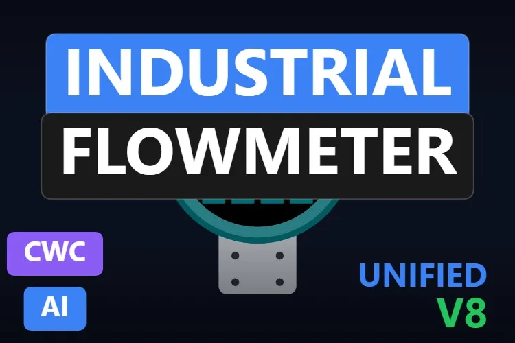 Industrial Flowmeter : jauge Custom Web Control gratuite pour WinCC Unified et WinCC V8, vignette du catalogue