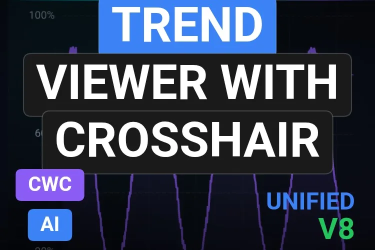 Trend Viewer with Crosshair: kostenloses Trend-Chart Custom Web Control für WinCC Unified und WinCC V8, Vorschaubild aus dem Katalog