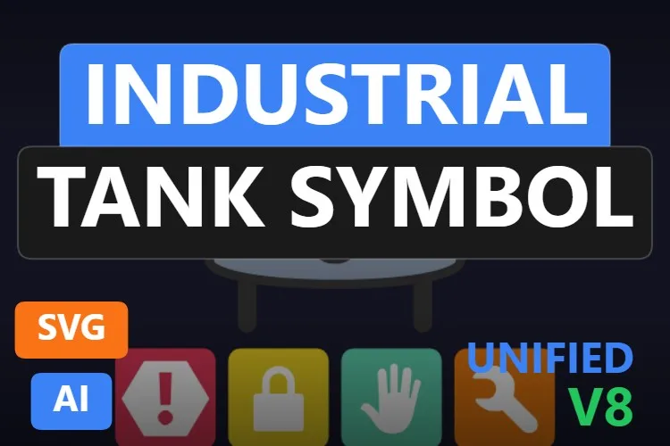 Industrial Tank Symbol: serbatoio SVG dinamico gratis per WinCC Unified e WinCC V8, miniatura del catalogo