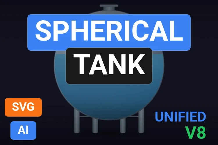 Spherical Tank: serbatoio SVG dinamico gratis per WinCC Unified e WinCC V8, miniatura del catalogo