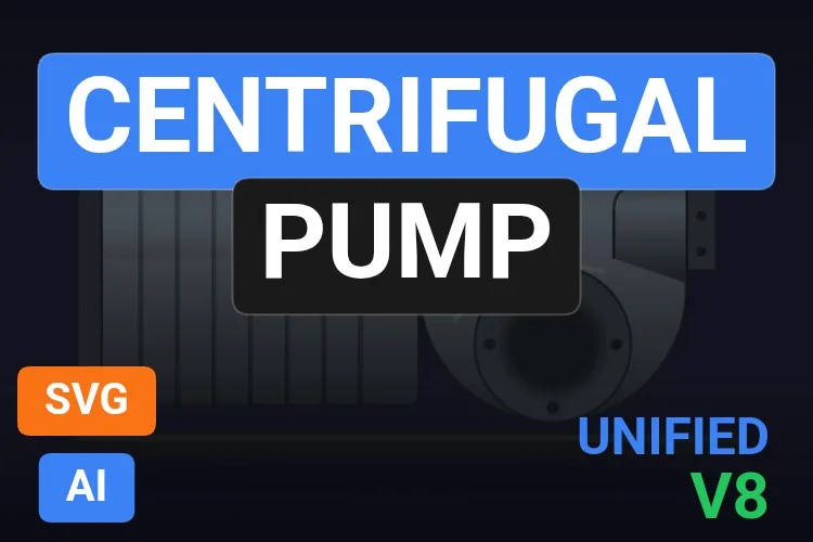 Centrifugal Pump: pompa SVG dinamica gratis per WinCC Unified e WinCC V8, miniatura del catalogo