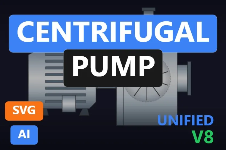 Centrifugal Pump: pompa SVG dinamica gratis per WinCC Unified e WinCC V8, miniatura del catalogo