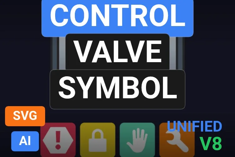 Control Valve Symbol: free dynamic SVG valve for WinCC Unified and WinCC V8, catalogue thumbnail