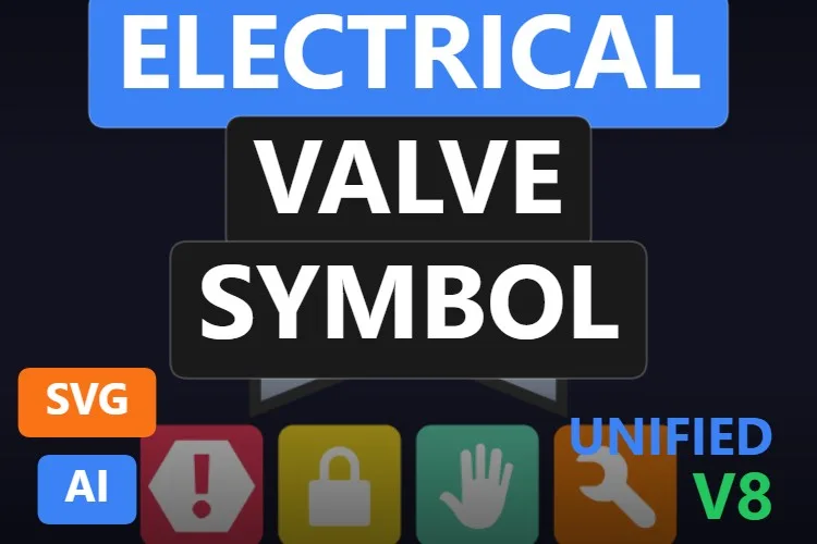 Electrical Valve Symbol: free dynamic SVG valve for WinCC Unified and WinCC V8, catalogue thumbnail